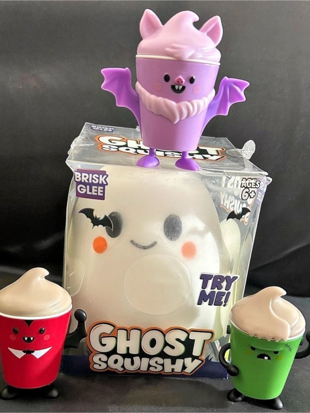 Halloween Ghost Squishy and Windy’s Vampire Figures